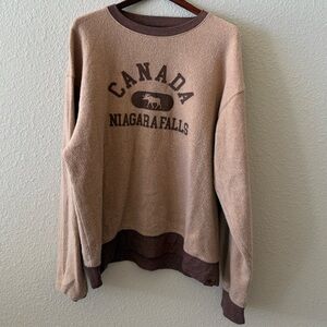 Canada Niagara Falls Beige Sweater